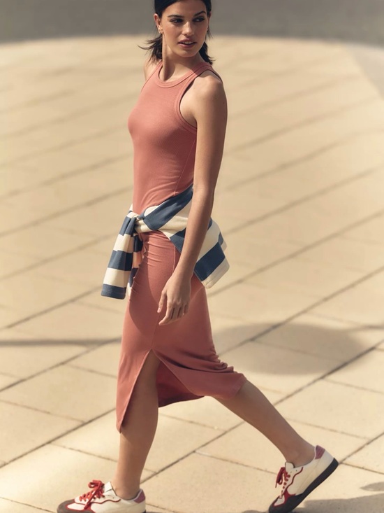 Electric & Rose Dresses & Skirts - Electric & Rose Rocky Sleeveless Midi Dress Small Anthropologie